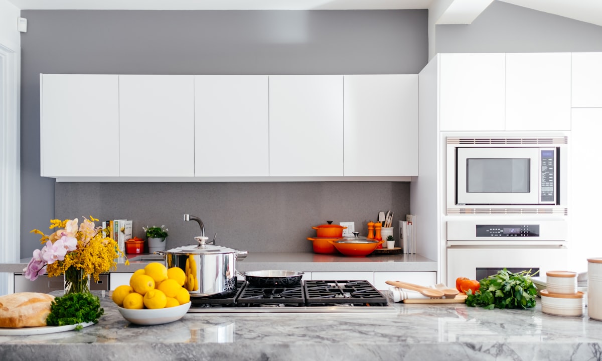 A spotless kitchen